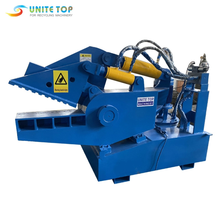 Manual Control 800mm 600mm Blade Length Hydraulic Scrap Metal Alligator Shear Machine for Metal Cutting