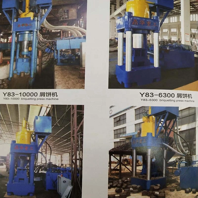 315t Metal Chip Press Swarf Briquette Machine Scrap Iron Turnings Block Moulding Machine