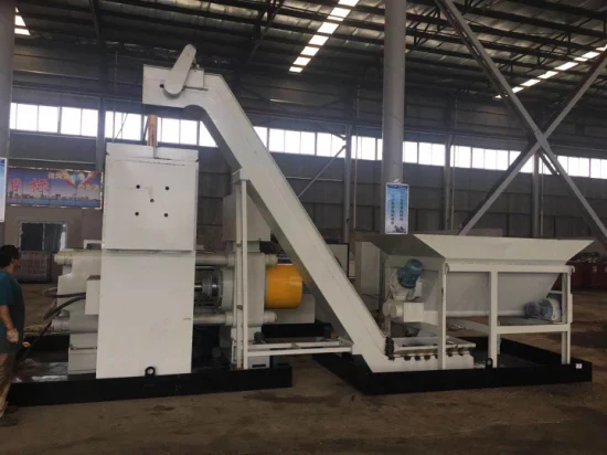 Factory Horizontal Speed Metal Turnings Block Making Machine (CE)