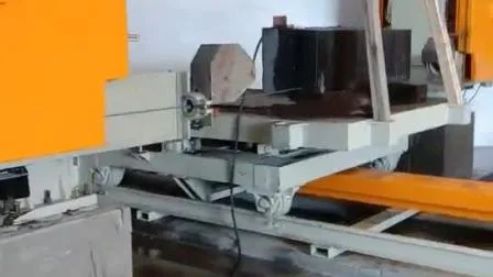 KXJ1500 Automatic Block cutting& squaring wire saw machine  with turning table