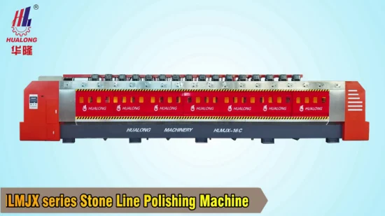 Stone Marble Line Polishing Machine for Slabs of Marble, Quantize or Other Natural Stone or Artificial Stone in Stone Cutting Machine