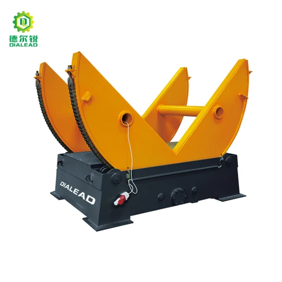 Dialead 10t/35t/45t/65t Chain Type Stone Turnover Machine for Granite and Marble Block Turning