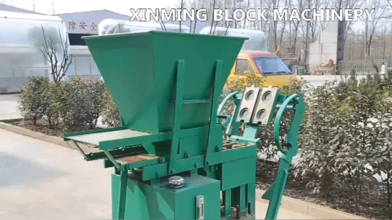 Xm 2-25 Semi Automatic Block Machine Commercial Use Block Making Machine Make Bricks, Stone by Clay, Soil or Any Other Materials